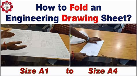 How to Fold Drawing sheet of size A1 to A4. Folding .